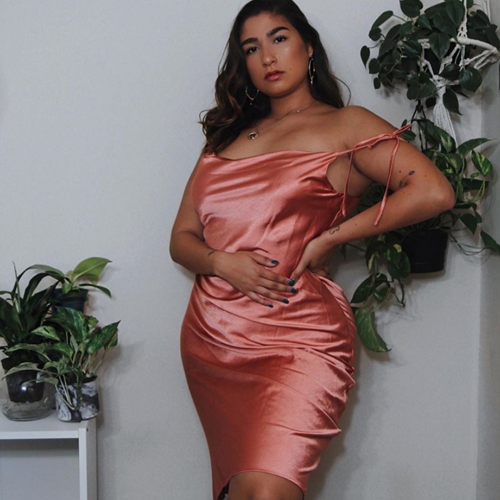 Satin dress